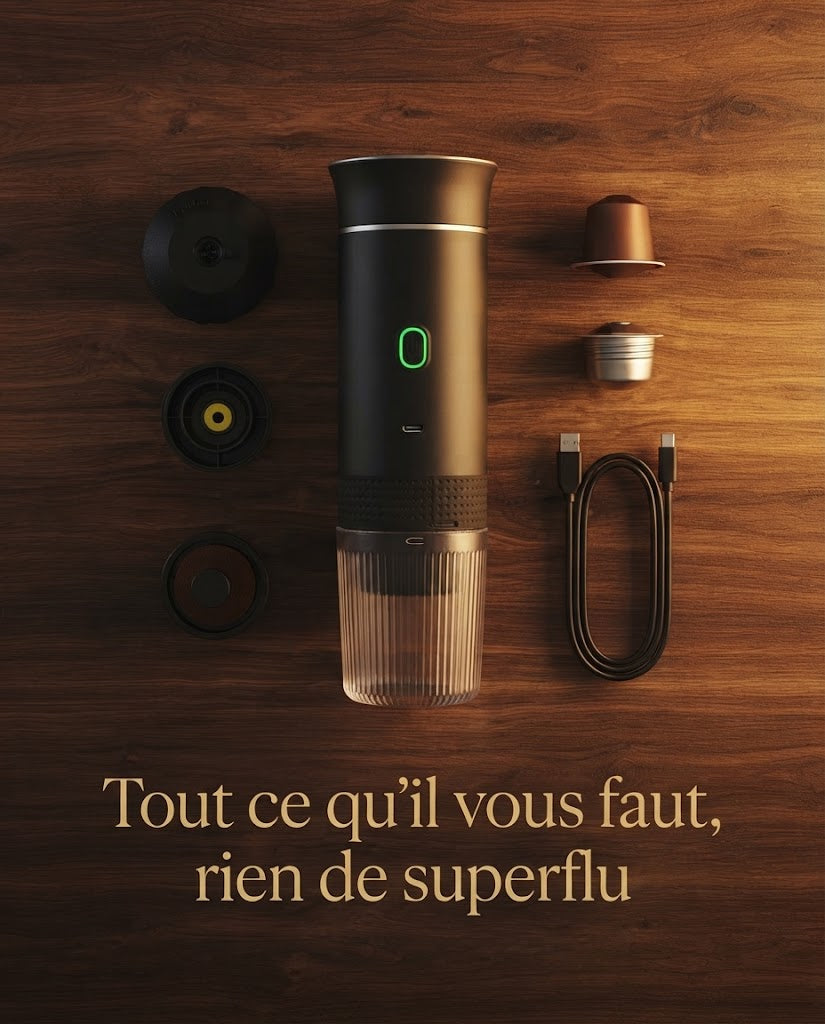 Tout ce qu'il vous faut, rien de superflu — contenu du coffret L'Allongé